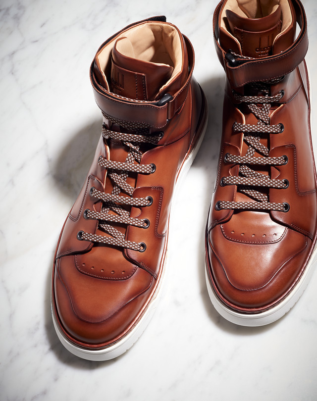 DUNHILL ADL Patina Hi-Top Sneaker SNEAKERS Man f