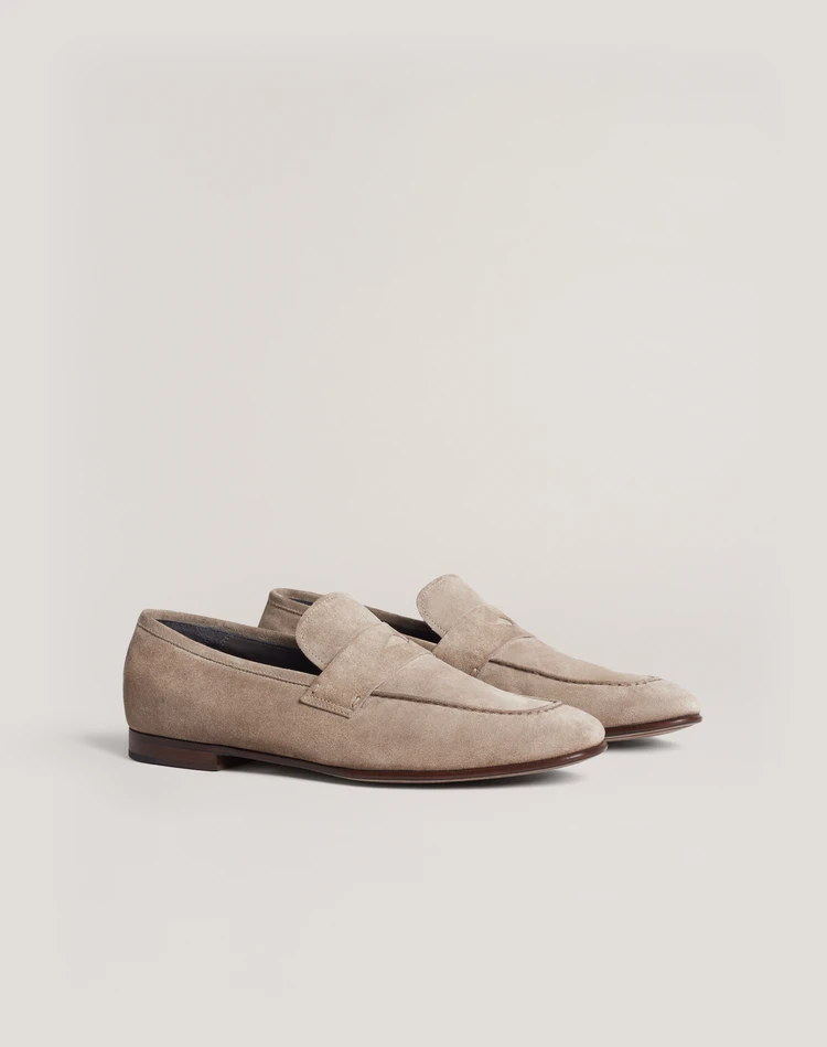 suede loafers