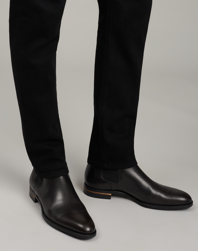 Men's Black Duke Chelsea Boot | dunhill UK