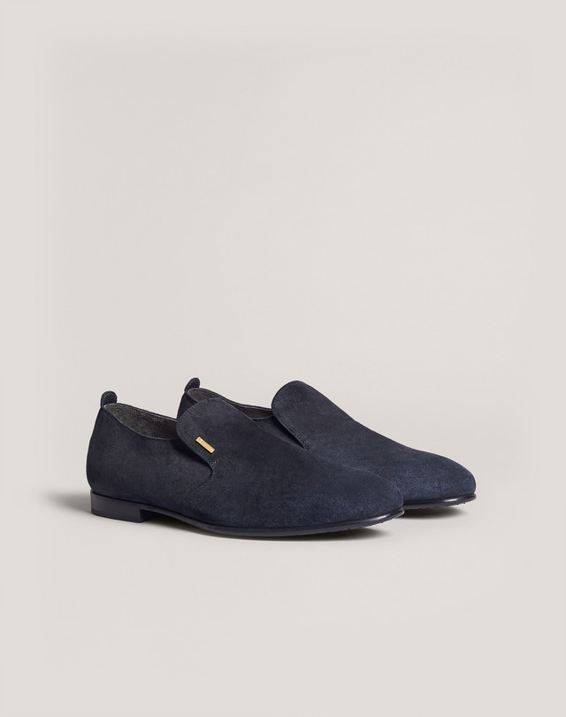 DUNHILL Engine Turn Loafer LOAFERS Man f