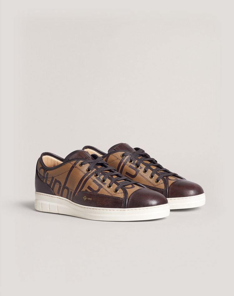 Men's Dunhill Luggage Canvas Sneaker | dunhill US Online Store