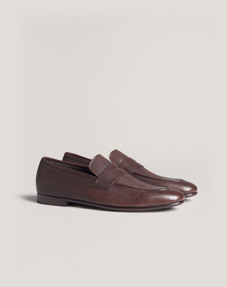 slip cuir homme