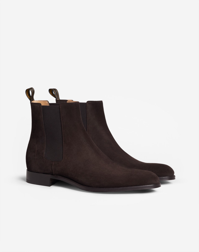 Men's Dark Chocolate Kensington Chelsea Boots | dunhill US Store