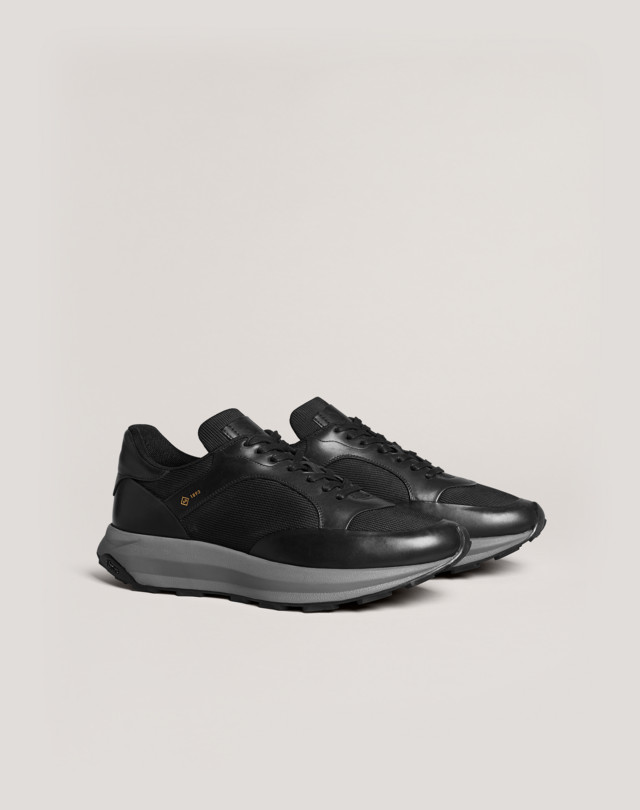 DUNHILL AERIAL PATINA RUNNER SNEAKERS Man f