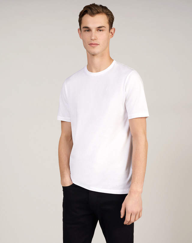 Men's White Classic Cotton T Shirt | dunhill CH