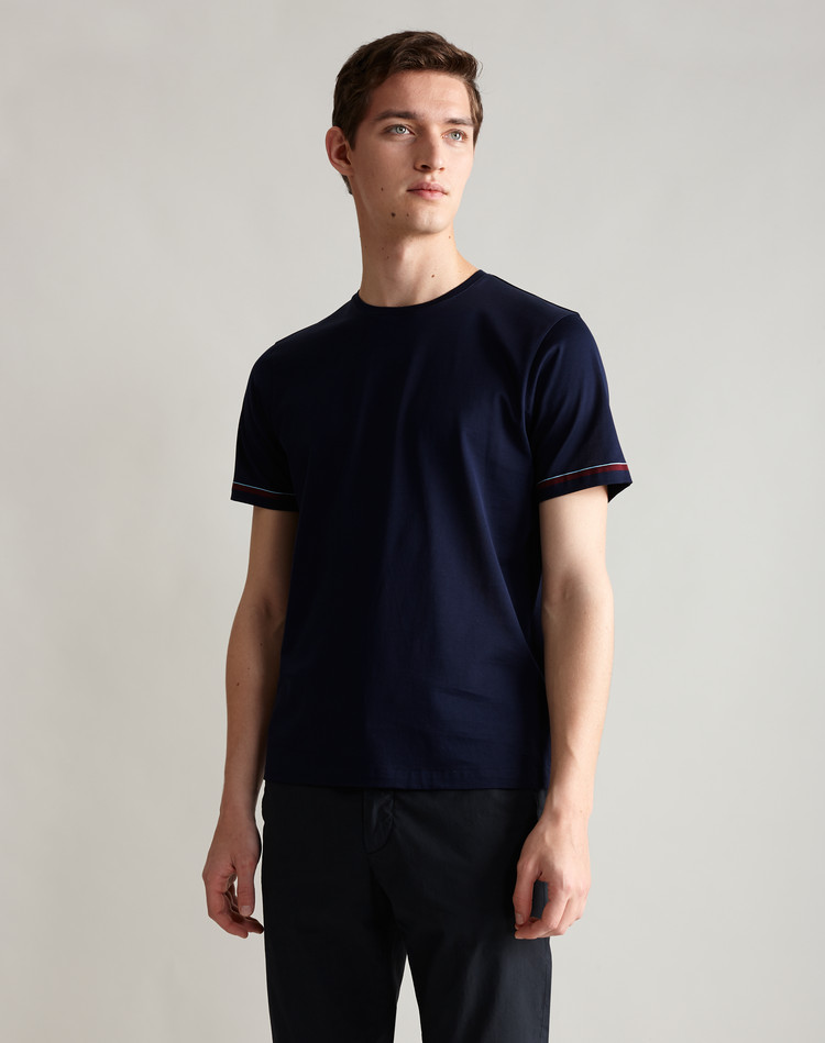 Men's Striped Sleeve T Shirt | dunhill MX Online Store