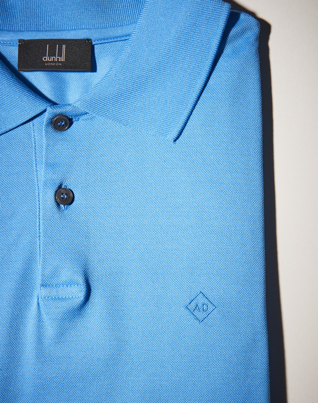DUNHILL Cotton Polo Shirt POLOS Man f