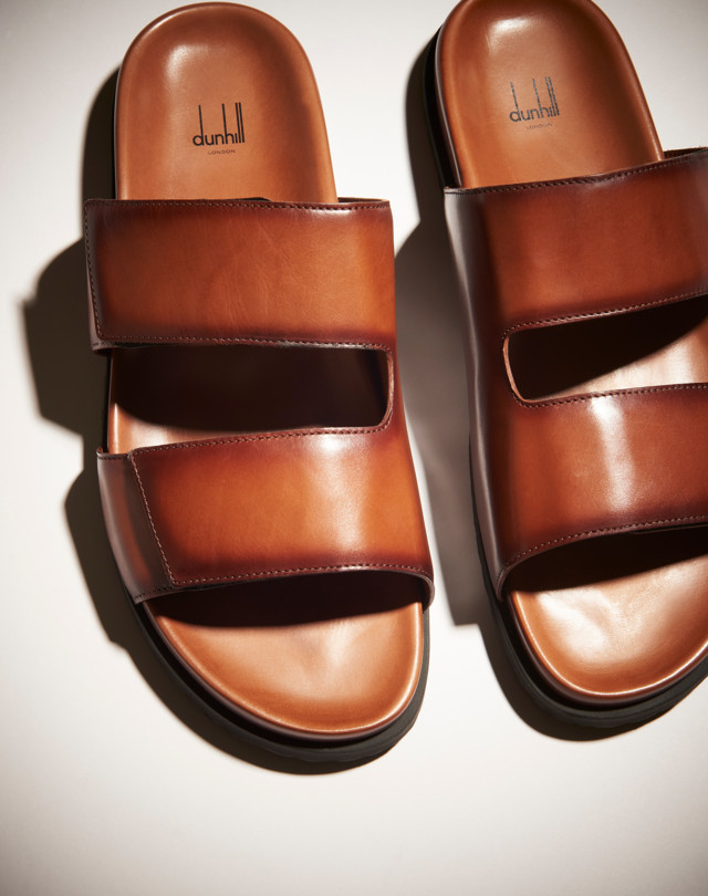 DUNHILL ADL Patina Sandal SLIDERS Man f