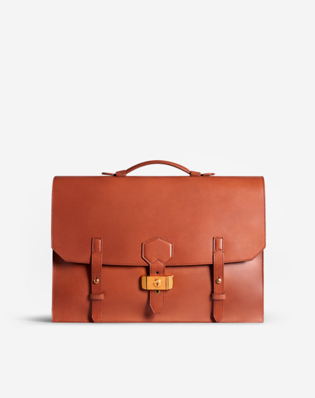 DUNHILL Duke Flap Briefcase BRIEFCASES Man f
