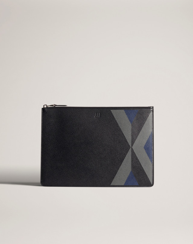 DUNHILL Cadogan Marquetry Small Zip Folio SMALL FOLIOS Man f
