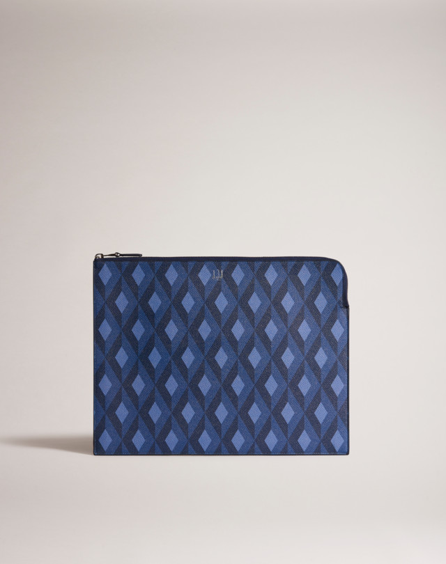 DUNHILL カドガン エンジンターン ジップ フォリオ ラージフォリオ メンズ f