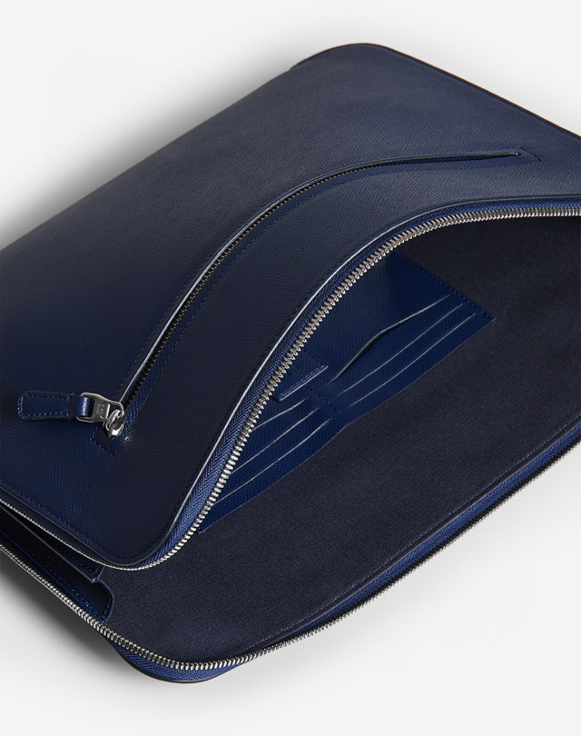 DUNHILL Cadogan Large Zip Around Folio LARGE FOLIOS Man e