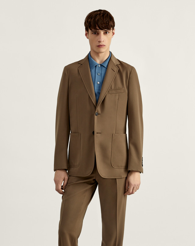 DUNHILL Westminster Fit Merino Wool Jacket BLAZERS Man f