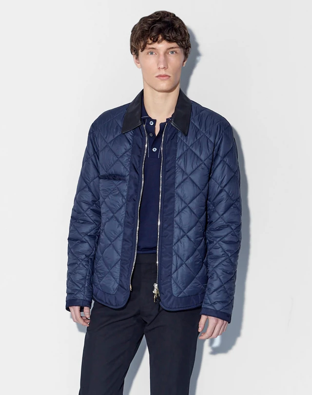 DUNHILL Quilted Jacket QUILTED JACKETS Man f