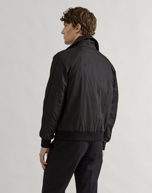 Casual Black Bomber Jacket Outfit Men