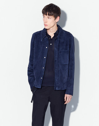 Suede Shirt Jacket