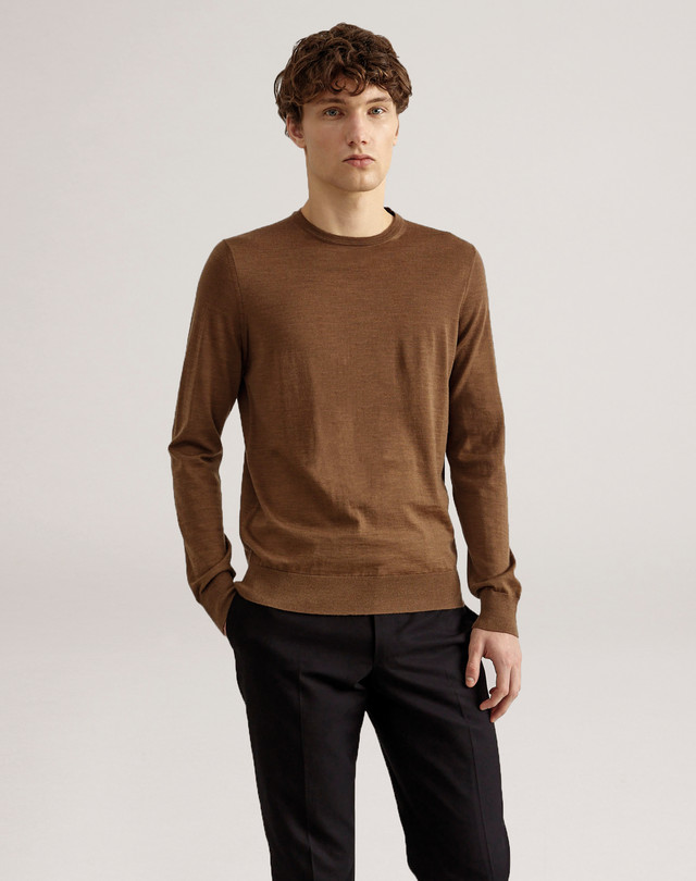 Men's Merino Crew Neck Jumper | dunhill UK