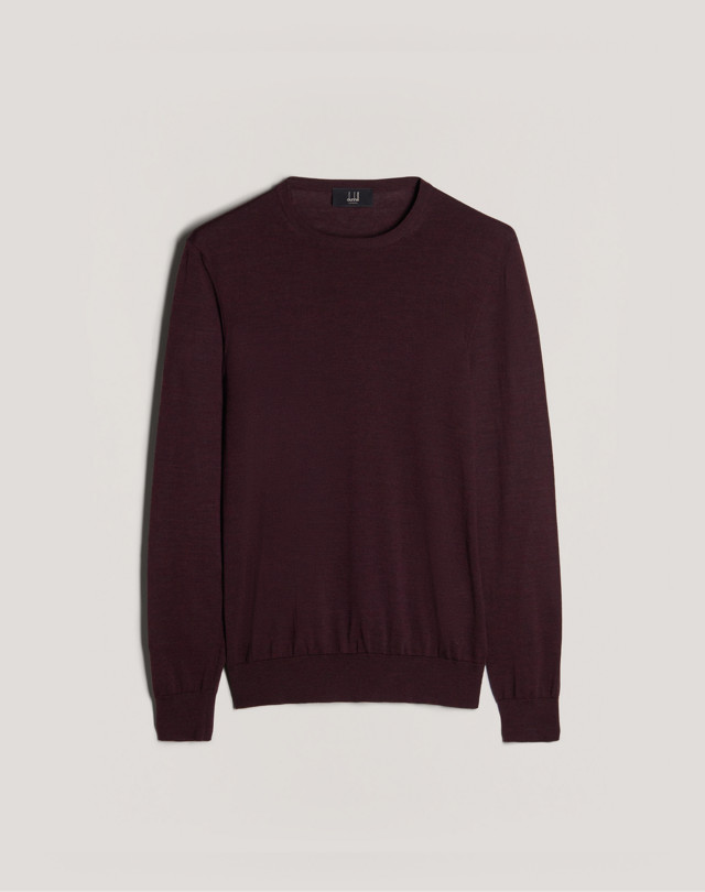 DUNHILL Fine Gauge Merino Crew Neck Jumper JUMPERS Man f