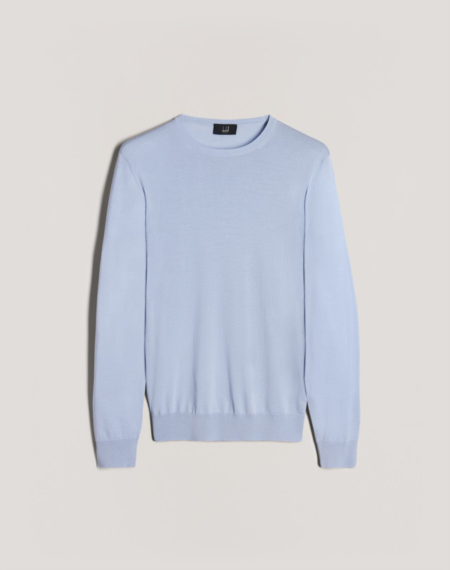 DUNHILL Fine Gauge Merino Crew Neck Jumper
 JUMPERS Man f