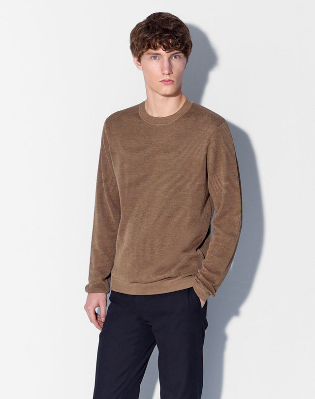 DUNHILL Textured Merino Jumper JUMPERS Man f