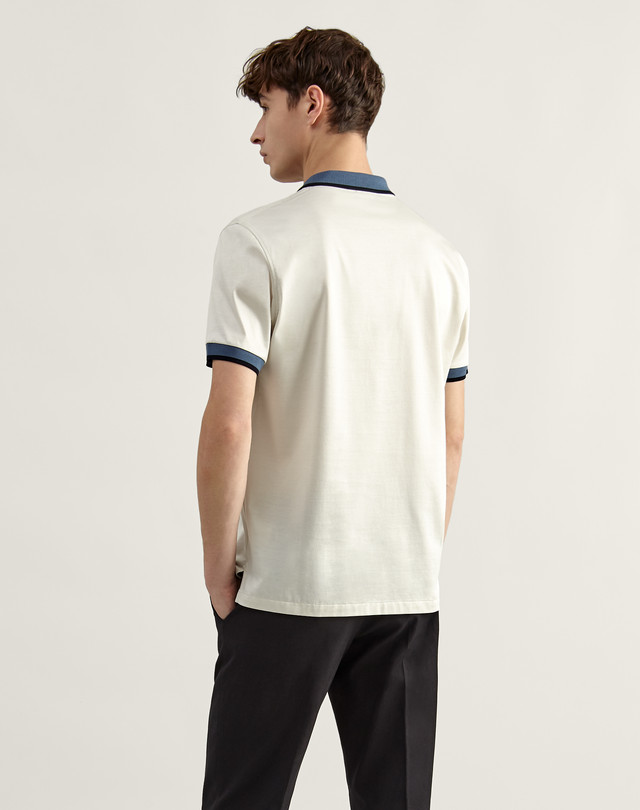 dunhill long placket polo