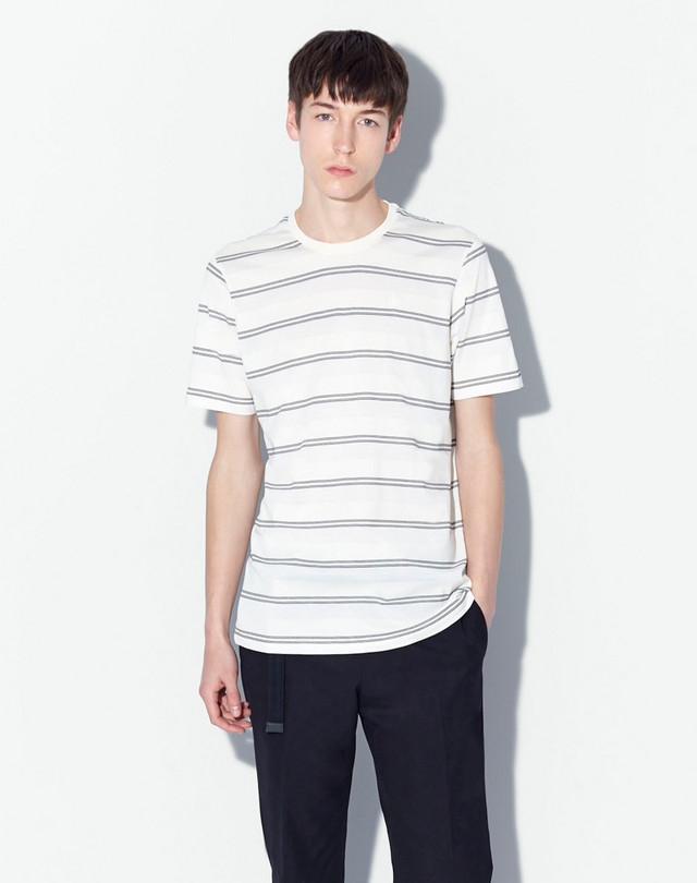 DUNHILL サティーン ストライプ Tシャツ Tシャツ メンズ f