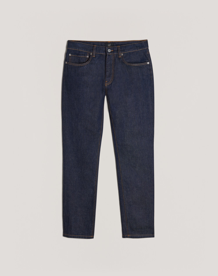 Slim Fit Japanese Selvedge Jean DUNHILL JEANS Man Slim Fit Japanese Selvedge Jean f