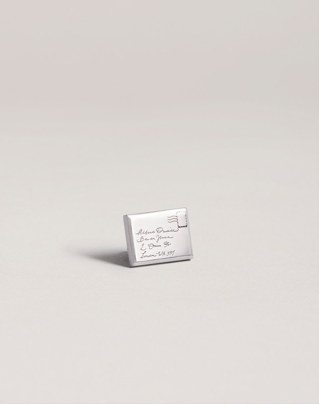 DUNHILL エンベロープ シルバー ラペルピン ラペルピン メンズ f