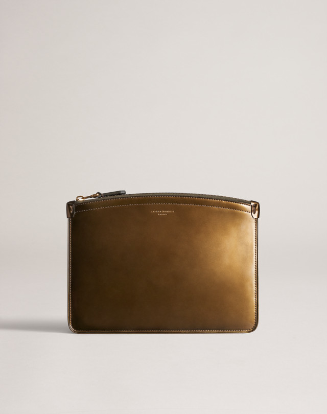 DUNHILL Duke Metallic Small Zip Folio SMALL FOLIOS Man f