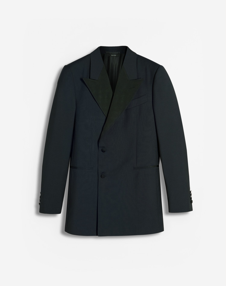 Double-breasted Mohair Jacket DUNHILL BLAZER Man Double-breasted Mohair Jacket f