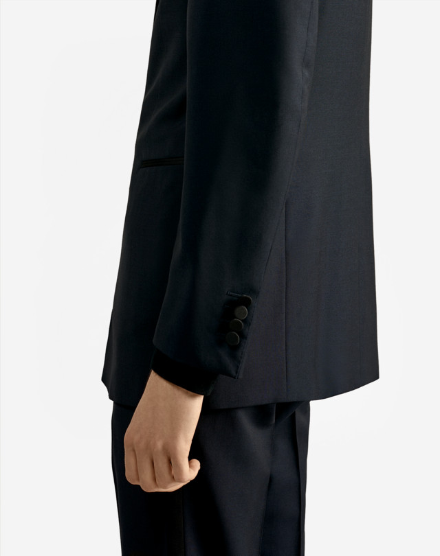 DUNHILL Double-breasted Mohair Jacket BLAZER Man a