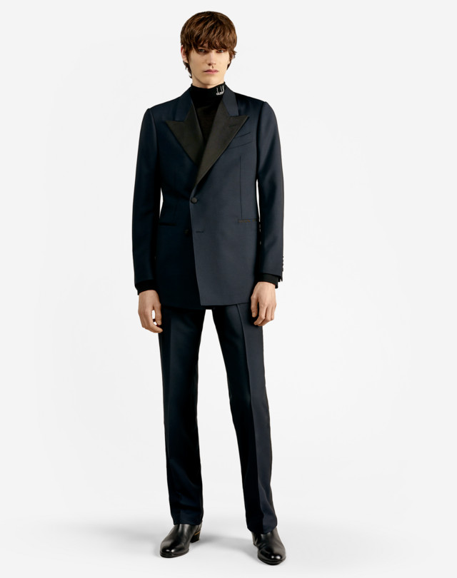 DUNHILL Double-breasted Mohair Jacket BLAZER Man r