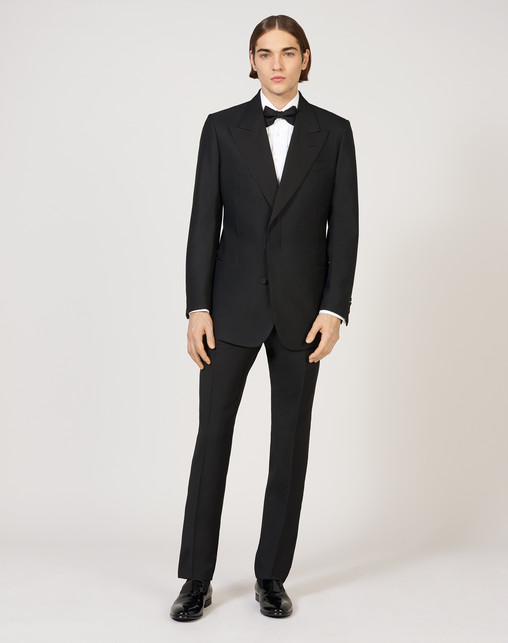 DUNHILL BLAZERS Man Kensington Fit Barathea Evening Jacket r
