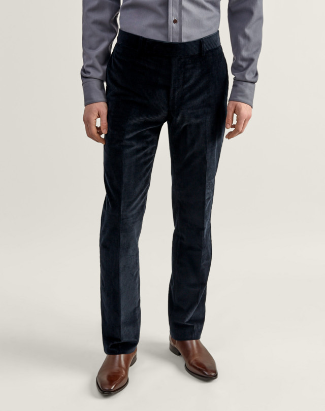 DUNHILL ケンジントンフィット コーデュロイ フォーマルトラウザー フォーマルパンツ メンズ f