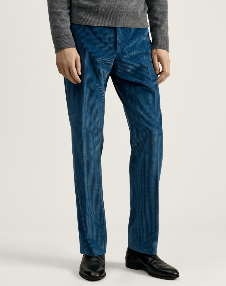 blue corduroy jeans