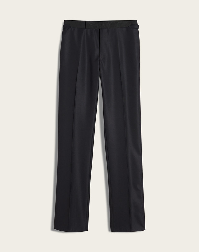 black evening trousers