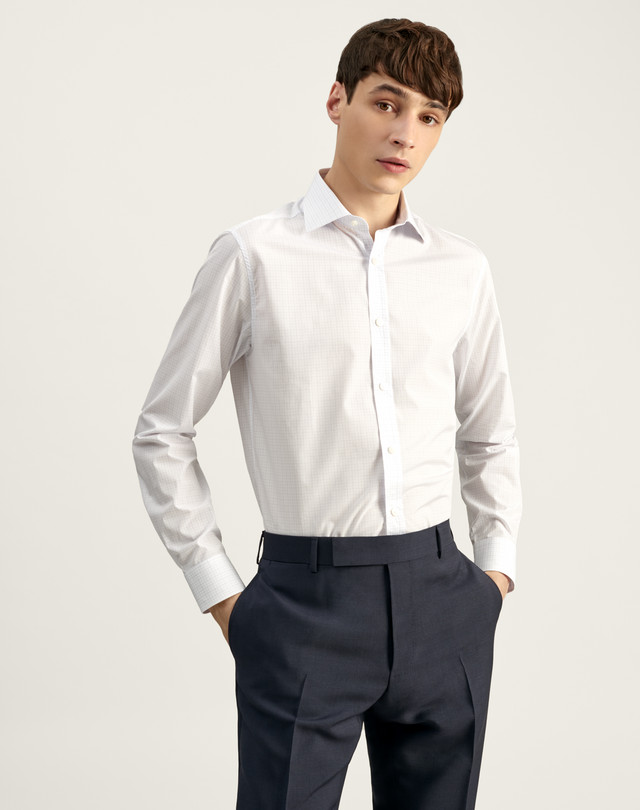 DUNHILL Chemise en coton Giza CHEMISES HABILLÉES Homme f