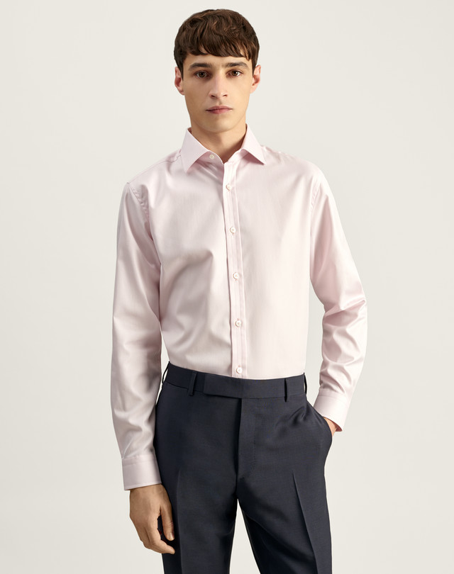 DUNHILL Formal Swiss Cotton Shirt FORMAL SHIRTS Man f