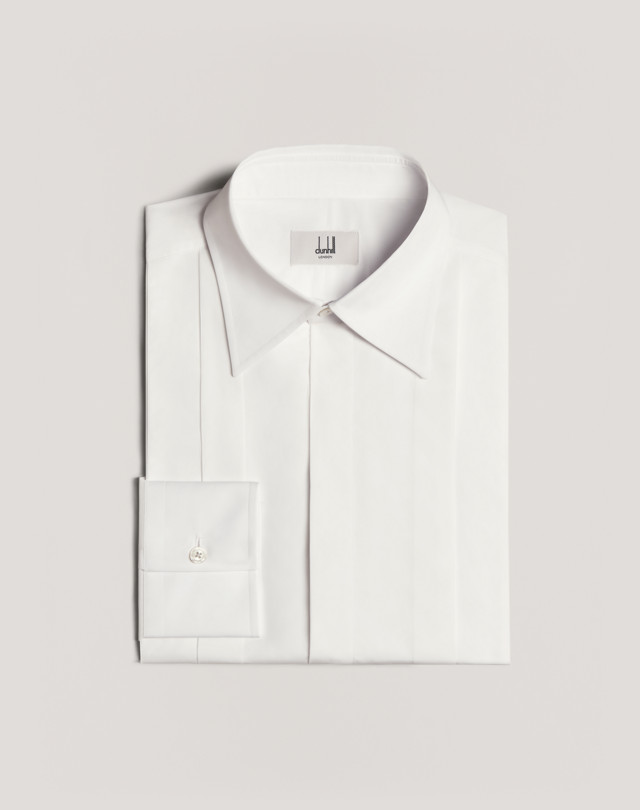 DUNHILL Floating Bib Formal Shirt FORMAL SHIRTS Man f