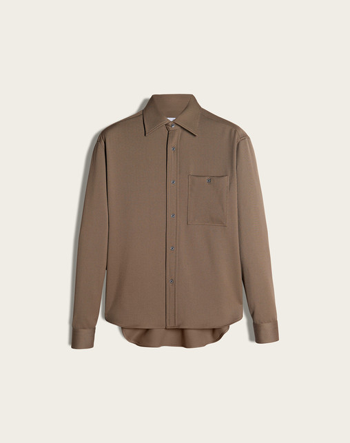 DUNHILL FORMAL SHIRTS Man Cavalry Twill Shirt b