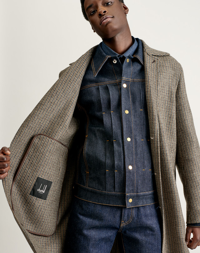 warehouse long padded coat