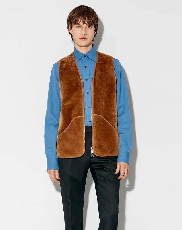 gilet homme mouton