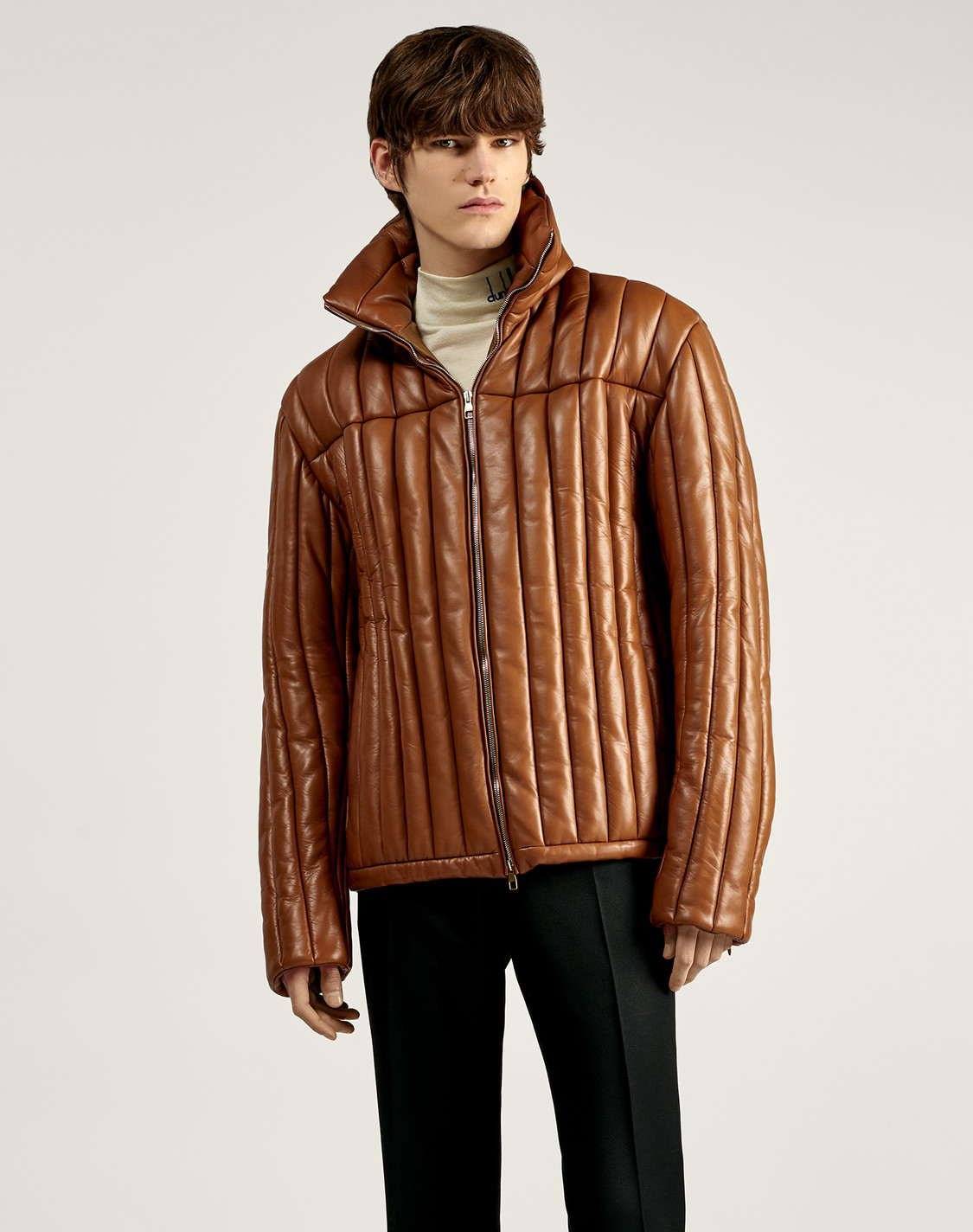 Alfred dunhill leather jacket clearance