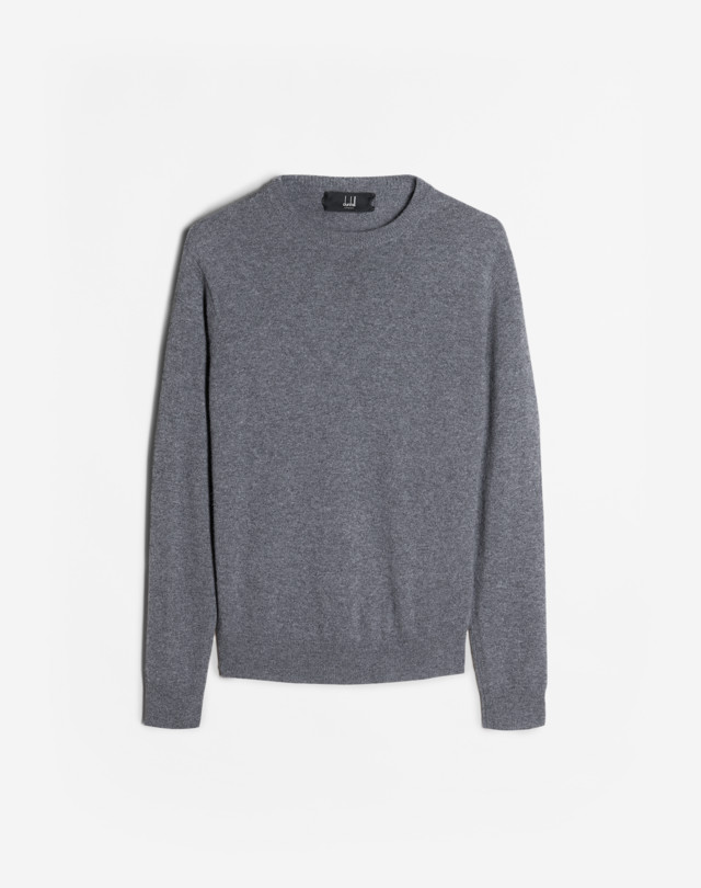 DUNHILL Classic Cashmere Crew Neck Sweatshirt JUMPERS Man f