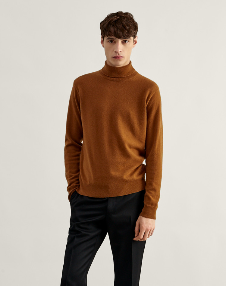polo neck mens jumper