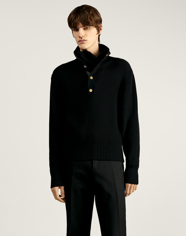 DUNHILL Merino Funnel Neck Jumper JUMPERS Man f