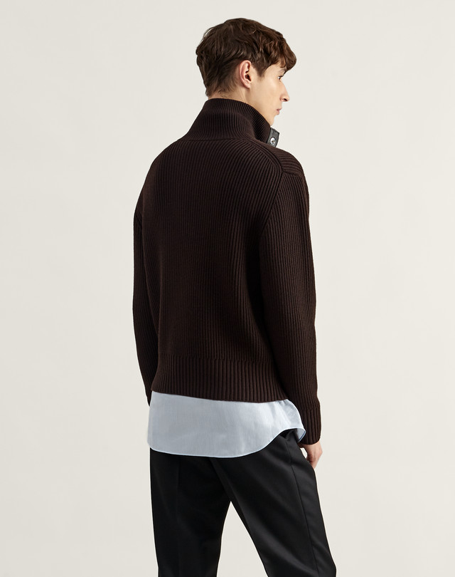 merino funnel neck jumper