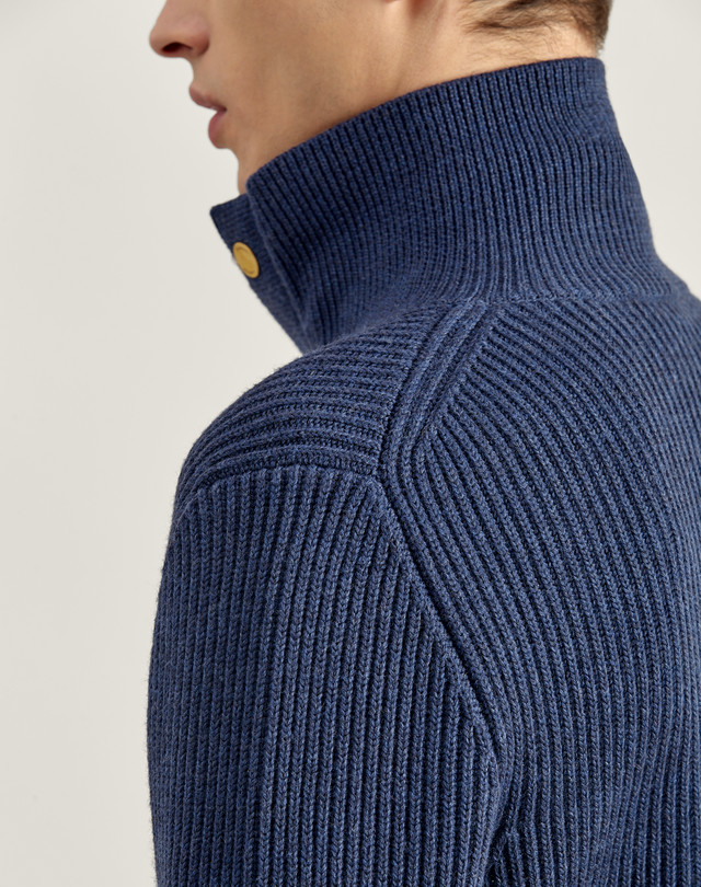 merino funnel neck jumper
