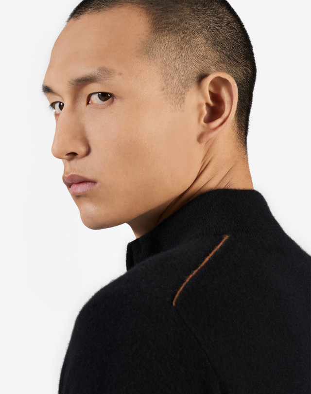 DUNHILL Cashmere Zip Through Jumper JUMPERS Man a