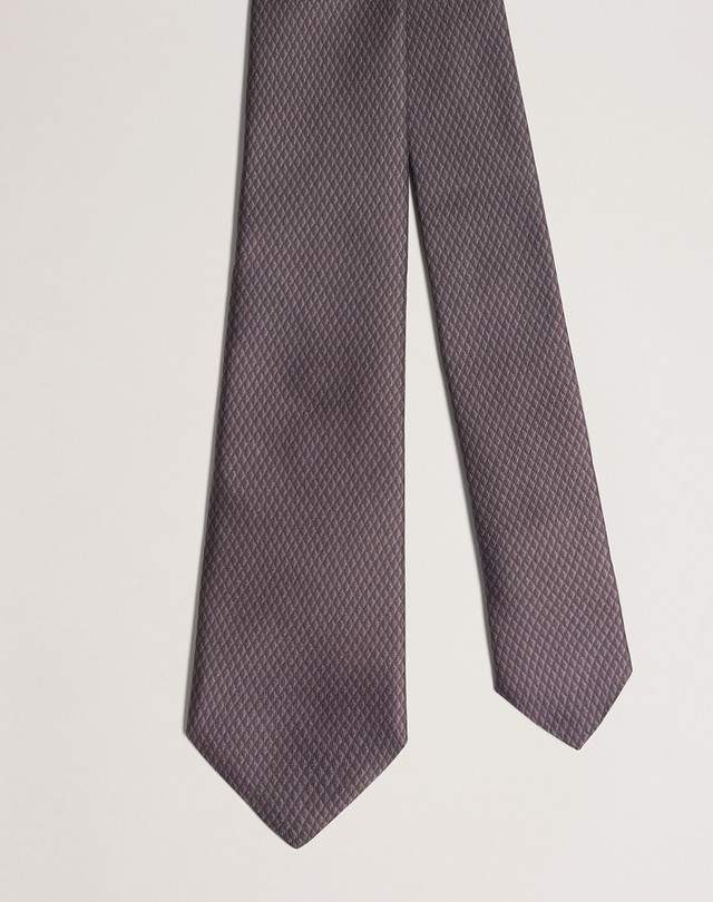 DUNHILL Engine-Turn Tie ПРИНТОВАННЫЙ ГАЛСТУК Для Мужчин f